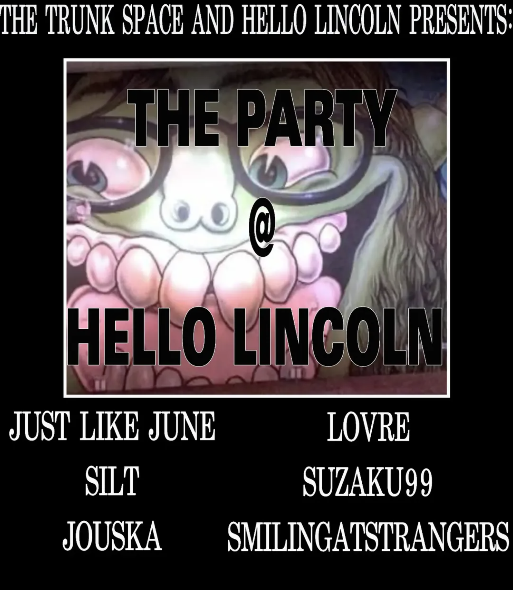 Poster for THE PARTY AT HELLO LINCOLN